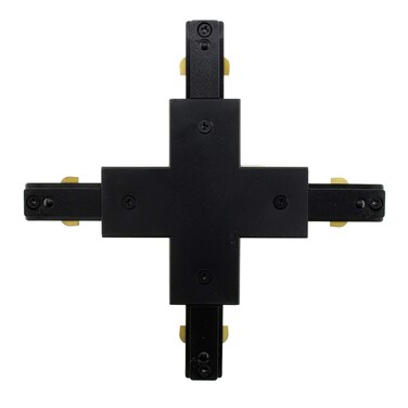 HALO Lighting LZR214MB Lazer Track LAZER X-Connector 4-Track Joiner, Matte Black