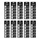 Nightkonic 50 pcs Pack - CR2032 Battery 3v Lithium Button Cell Coin 2032 Battery