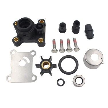 Impeller Water Pump Repair Kits with Housing for Johnson Evinrude 1974-UP 8-15HP 18-3327,394711,0394711,386697,391698,389112,387610
