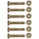 Ariens OEM 1/4" Shear Bolt and Nut 53200500-2 6 Pack