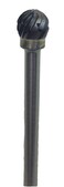 Shark Shark BTM-5 Ball Mini Carbide Bur, Double Cut, 0.25-Inch Diameter, 0.1875-Inch Flute, Made in The US