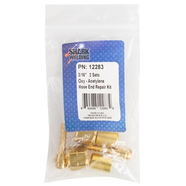 Shark Industries PN-12283 B-Size 3/16" Hose Repair Kit, Includes 6 Pieces