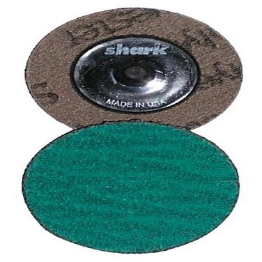 Shark 12618 3-Inch Grit-50 Green Zirconia Mini Grinding Discs, 25-Pack