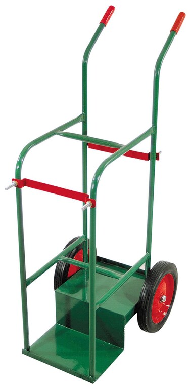 Shark Shark 14481 Tandem Cylinder Cart, 17-Inch Wide for 122 Cubic Foot Tanks with 10-Inch Wheel