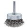 Shark Shark 712E 1-Inch Circular/Cup Wire Brush, Fine, 0.012 Gauge Wire, 0.25-Inch Arbor