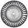Shark Shark 787S 8-Inch by 1/2-5/8-Inch Knotted Wire Wheel, 0.016 Gauge Wire