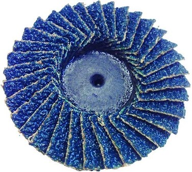 Shark Shark 73764 2-Inch Zirconia Rolock Mini Flap Disc, Grit-80, Pack-5