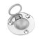Mtsooning Boat Ring Hatch, 50mm/1.97" Round Steel Flush Pull Latch, Deck Recessed Pull Handle, Marine Lift Ring Locker Hardware for Boat Locker Window Drawer Cupboard