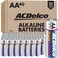 ACDelco 40-Count Double AA Batteries, Maximum Power Super Alkaline Battery, 10-Year Shelf Life, Reclosable Packaging