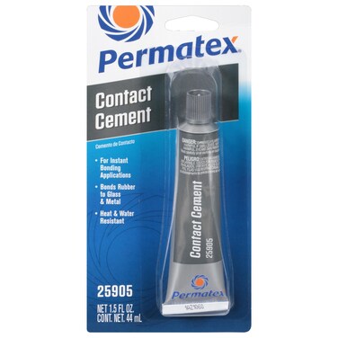 Permatex 25905 Contact Cement, 1.5 oz., 1.5 Ounce