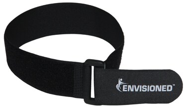 Reusable Cinch Straps 2" x 40" - 6 Pack, Multipurpose Strong Gripping, Quality Hook and Loop Securing Straps (Black)