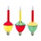 Novelty Lights Traditional Christmas Bubble Light Replacement Pack - Indoor Light Replacement Set for Christmas, Holidays, and More - C7/E12 Candelabra Base 5 Watt Light (Red and Yellow, 3 Pack)
