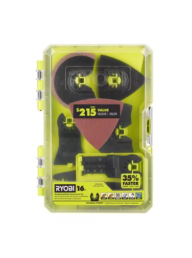 RYOBI Oscillating Multi-Tool Accessory Kit (16-Piece)