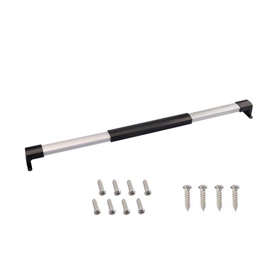 RVGUARD RV Screen Door Cross Bar Handle Adjustable from 21-5/8 Inch to 28-5/8 Inch with Sturdy and Secure Non-Slip Grip