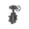 Milwaukee Valve Lug-Style Butterfly Valve, Ductile Iron, 200 psi, 6" Pipe Size UPML333E 6" - 1 Each