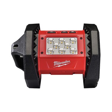 Rechargeable Floodlight, Red, LED, 1100 Lm