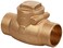 Milwaukee Valve 1510T Series Bronze Swing Check Valve, Class 150, 1/2" Solder End