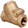 Milwaukee Valve 507 Series Bronze Swing Check Valve, Class 300, 1-1/2" NPT Female
