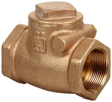 Milwaukee Valve 509 Series Bronze Swing Check Valve, Class 125, 3/8" NPT Female