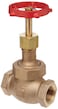 Milwaukee Valve 572 Series Bronze Globe Valve, Class 300, Inline, Union Bonnet, 1/2" NPT Female