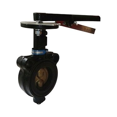 Butterfly Valve,Wafer,3 in,CI,Buna Liner