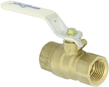 Milwaukee Valve UPBA475B Series Brass Ball Valve, Potable Water Service, Two Piece, Inline, Lever, 2" NPT Female