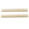 Musiclily Basic 42mm Flat Bottom Bone Slotted Electric Guitar Nut for 6 String Strat Tele Style, 42x3.5x4.5/3.5mm (Set of 2)