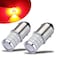 iBrightstar 9-30V Super Bright Low Power 1157 2357 2057 7528 BAY15D LED Bulbs with Projector Replacement for Stop Tail Brake Lights, Brilliant Red