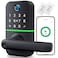 Keypad Smart Door Lock with Handle: Kucacci Keyless Entry Door Lock - Digtal Door Lock with Keypad Code - Fingerprint Door Lever Lock Deadbolt Alternative - Electronic Smart Lock for Front Door
