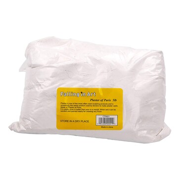Falling in Art 5 LB Plaster of Paris Powder - Hand Mold Casting Kit Powder, Gypsum Cement, Pottery &amp; Ceramic Plaster Powder for Crafts, Sculpture, Diorama and Home Decor