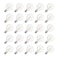 Meconard G40 Led Replacement Light Bulbs, E12 Screw Base Shatterproof Globe Bulbs for Outdoor String Lights, 1Watt Equvalent to 5 Watt Incandescent Bulbs,Warm White, 25Pack