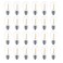 Meconard 24 Pack LED S14 Replacement Light Bulbs, Shatterproof Outdoor 1 Watt to Replace 11Watts String Incandescent Bulb, E26 Regular Medium Screw Base, 2200K Warm White, Non-Dimmable