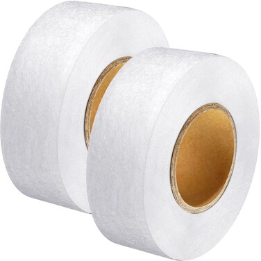 Outus 2 Rolls Fabric Fusing Tape Adhesive Hem Tape Iron on Each 1/2 Inch(27 Yards Each,White)