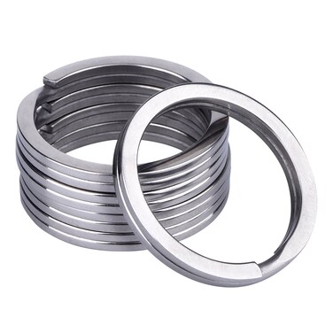 Outus Titanium Key Rings Split Rings 5 Pack, Split Keyrings for Home Car Keys Attachment(1.25 Inch/ 32 mm)