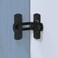 KAFENDA 90 Degree Stainless Steel Bolt Special Door Lock, Right Angle Lock, flip Door Lock, arc Door Buckle, Wood Fence Door Lock
