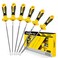 TARIST 6PCS Chainsaw File with Handle - Includes 5/32&quot;, 3/16&quot;, 7/32&quot; Round Files, Professional Chain Saw Sharpening Files