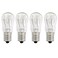 WE05X20431 Dryer Drum Replacement Bulbs,120V/10W/E12,Dryer Light Bulb Compatible with GE &amp; Hotpoint Dryers, 4-Pack