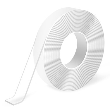 Art3d Double-Sided Tape (10FT) Mounting Tape, Multipurpose Removable Adhesive Foam Tape, Transparent Tape for Paste Items, Household