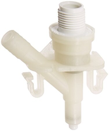 Dometic 385311641 Genuine OEM Water Valve Kit   300 301 310 320 Dometic and Sealand Toilets   Includes Hose Clamp and Fasteners   White Compact Kit for Efficient Repair and Replacement