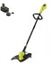 RYOBI ONE+ 18V 13 in. Cordless Battery String Trimmer/Edger with 4.0 Ah Battery and Charger, GREEN