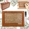 $10000 Cash Vault Wooden Savings Box, 2025 New Wooden Cash Saver Money Box, Cash Saver Box, Coin Counter Piggy Bank, Money Box with Counter, Wooden Money Box with Money Target and Numbers(Brown)