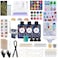 UV Resin Jewelry Making Kit, 300g Crystal Clear Resin with Light and Molds, DIY Jewelry Making Resin Kit, Resin Starter Kit for Keychain and Earring Making