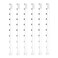 TOPINCN Beehive Frame Spacers 6pcs/Set Metal Strips Bee Hive Box Spacing Tool Beekeeper Beekeeping Tools Equipment
