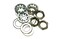 set of 4 Guitar nuts, washers &amp; lock washers for US CTS Pots &amp; Switchcraft Jacks, metal