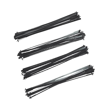 FOXBC 5-Inch Scroll Saw Blade Pin End Replacement for WEN 3921 3923, Dremel, Craftsman, Penn State, Delta, Ryobi and all 15in.and 16in.Scroll Saw - 48 Pack