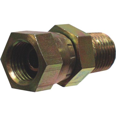 Apache Steel Hydraulic Adapter 1/2 in. Dia. x 1/2 in. Dia. 1 pk
