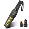 Handheld Metal Detector Wand,Security Wand,Portable Adjustable Sound &amp; Vibration Alerts, Detects Weapons Knives Screw (High Sensitivity, Black)