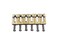 Guyker Brass Bridge Saddles - 10.5mm Roller Bridge Saddles Tremolo System Bridges Set Replacement for ST/TL Tele Strat Electric Guitar (Rectangle Type)