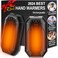 2-Pack Hand Warmers Rechargeable,Portable Electric Hand Warmers Reusable,USB 2 in 1 Handwarmers,Outdoor/Indoor/Working/Studying/Camping/Hunting/Golf/Pain Relief/Games/Warm Gifts for Men Women Kids