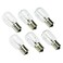 8206232A Microwave Oven Light Bulbs,6 Pack 40w 125v E17 Under Hood Microwave Oven Light Replacement Parts,Exact Fit for Whirlpool Maytag Microwaves - Lava Lamp Salt Bulbs